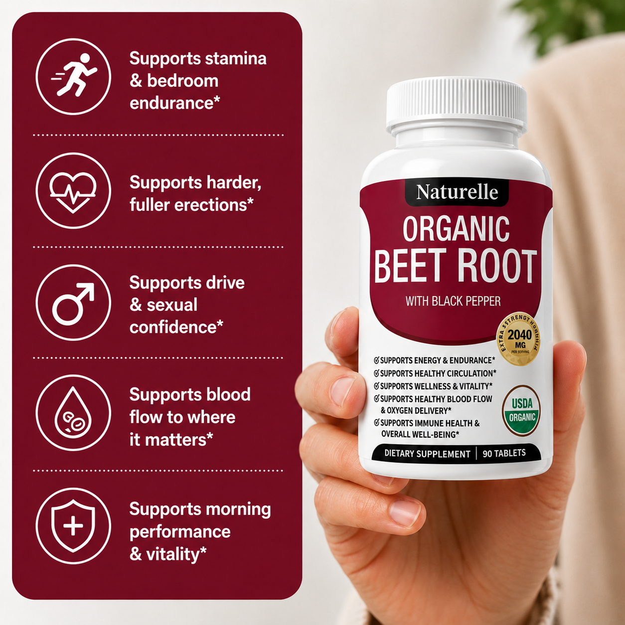 Naturelle Beet Root Tablets