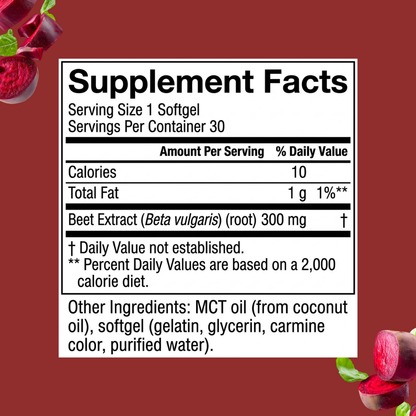 Naturelle™ Beetroot Softgels with MCT Oil