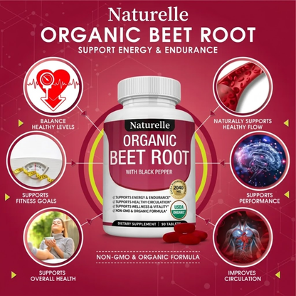 Naturelle™ Organic Beet Root Tablets