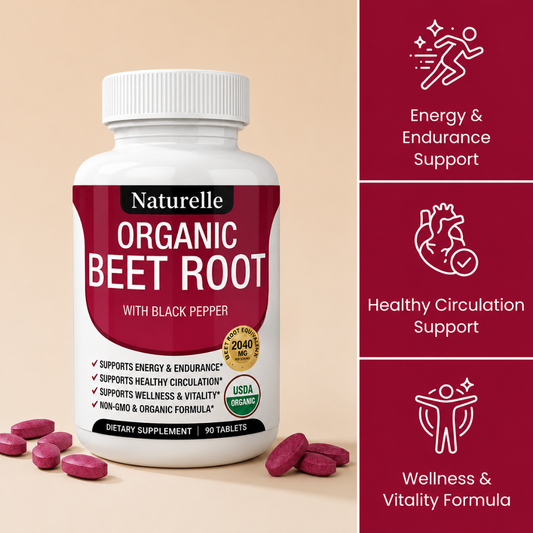 Organic Beet Root Tablets (2040mg)